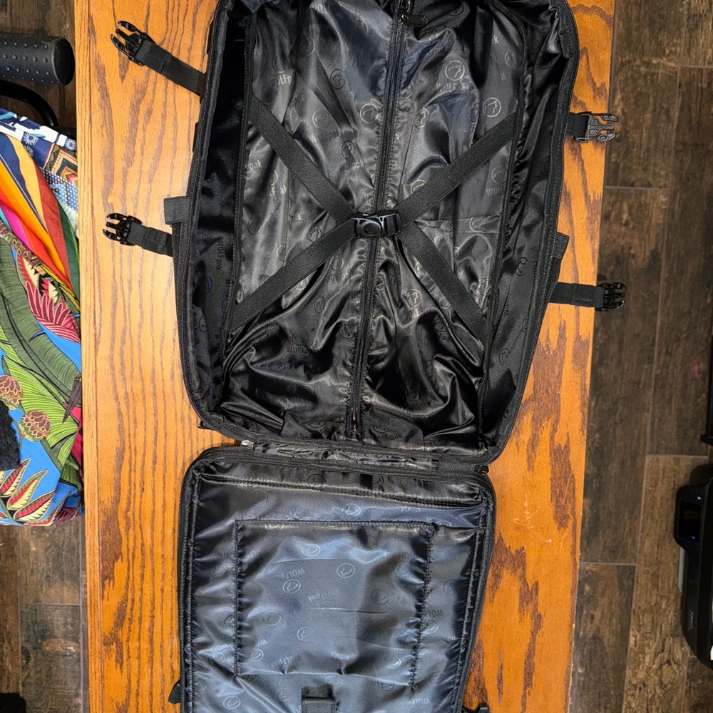 Wolfpak Black Tactical Rolling Backpack - image 4